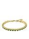 Dyrberg/Kern Women's Riviera Bracelet Made of Stainless Steel Gold Plated 17cm