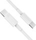 QIHANG QIHANG USB Type-C Cable USB-C Male - USB-C 60W PD White 1.2m