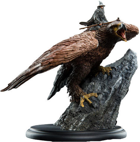 Weta Workshop Der Herr der Ringe Gandalf auf Gwaihir Statue 15cm