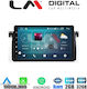 LM Digital Auto-Audiosystem für BMW Serie 3 (E46) / E46 E46 1998-2005 (Bluetooth/USB/WiFi/GPS/Apple-Carplay/Android-Auto) mit Touchscreen 9"