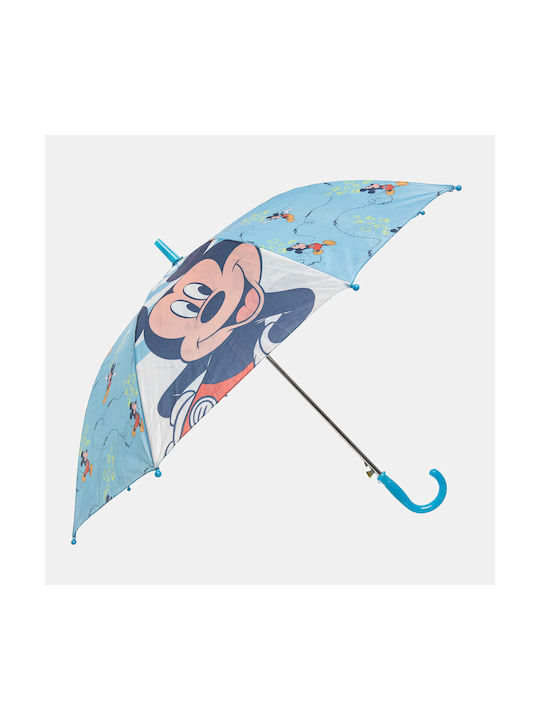 Alouette Kids Curved Handle Umbrella Turquoise