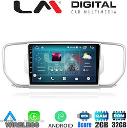 LM Digital Ηχοσύστημα Αυτοκινήτου για Kia Sportage 2016-2019 (Bluetooth/USB/WiFi/GPS) με Οθόνη Αφής 9"