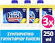 Finish Dishwasher Cleaner Liquid 3x250ml