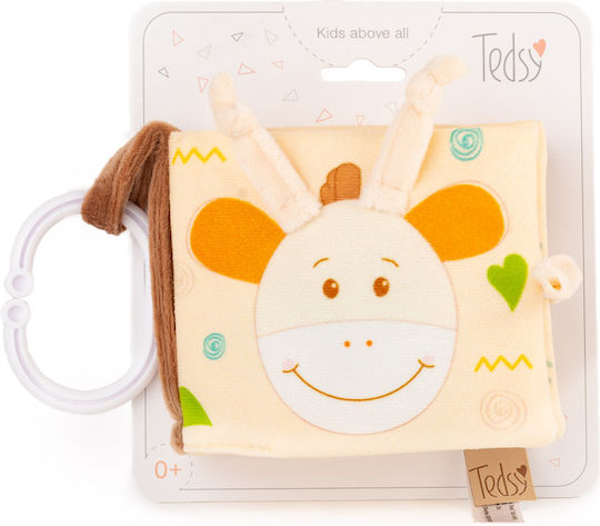 Amek Toys Βιβλίο Δραστηριοτήτων Βιβλίο Giraffe από Ύφασμα για Νεογέννητα