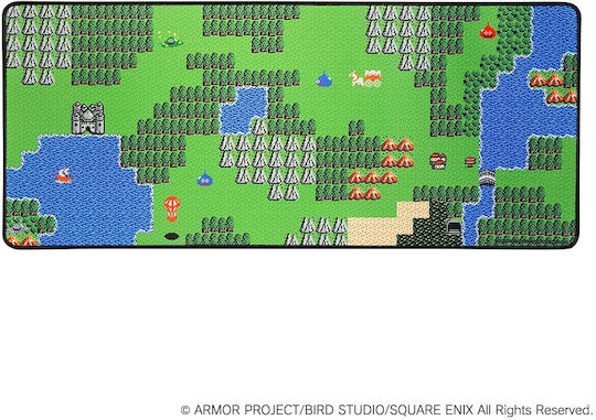 Square Enix Dragon Quest Pixel Map Gaming Mauspad XL 700mm Schwarz