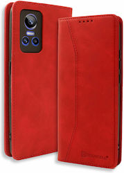 Bodycell Book Δερματίνης Κόκκινο (Realme GT Neo 3)