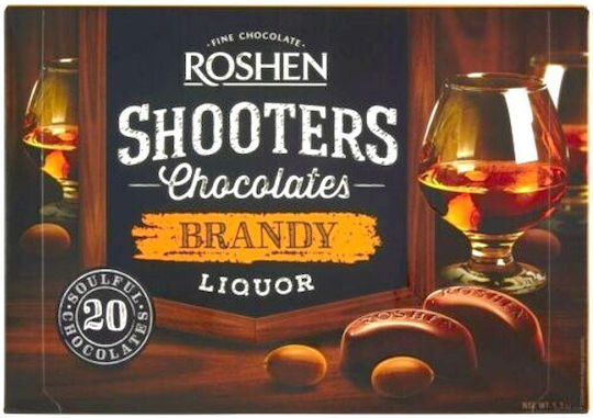 Roshen Shooters Liquor Σοκολατάκια Brandy 150gr