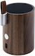 Gingko Drum Light Bluetooth Speaker 5W with Battery Life up to 8 hours American Walnut