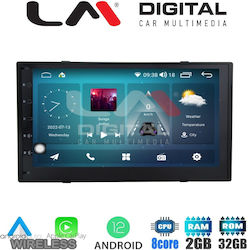 LM Digital Ηχοσύστημα Αυτοκινήτου (Bluetooth/USB/WiFi/GPS) με Οθόνη Αφής 7"