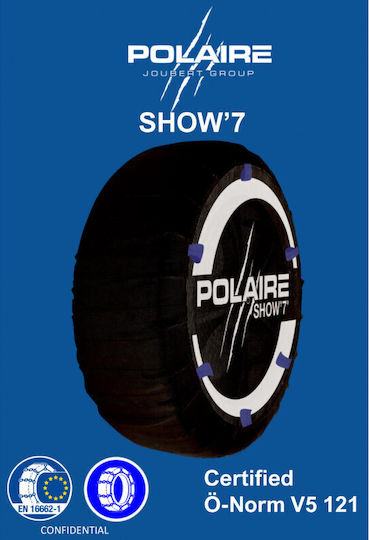 Polaire Show'7 No 54 Anti-slip Snow Socks 4x4 Car 2pcs