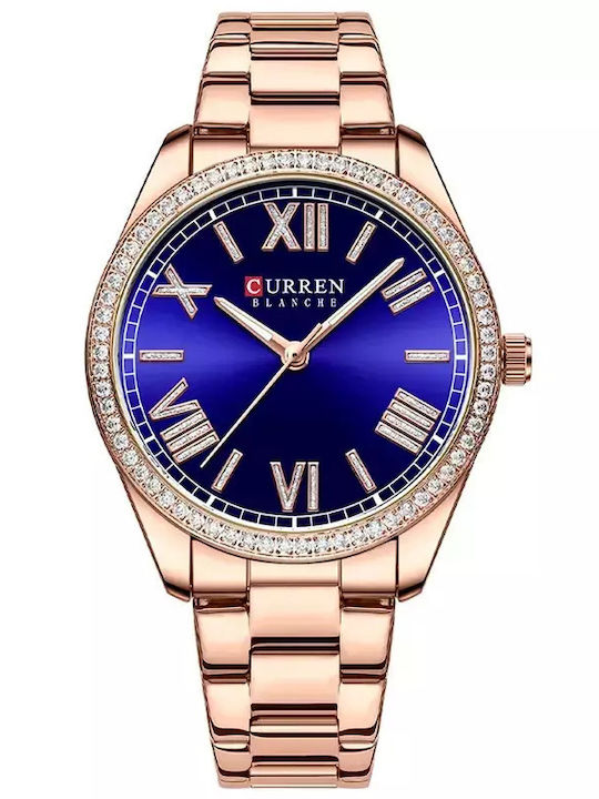 Curren Ceas de Damă cu Brățară Metalică Rose Blue
