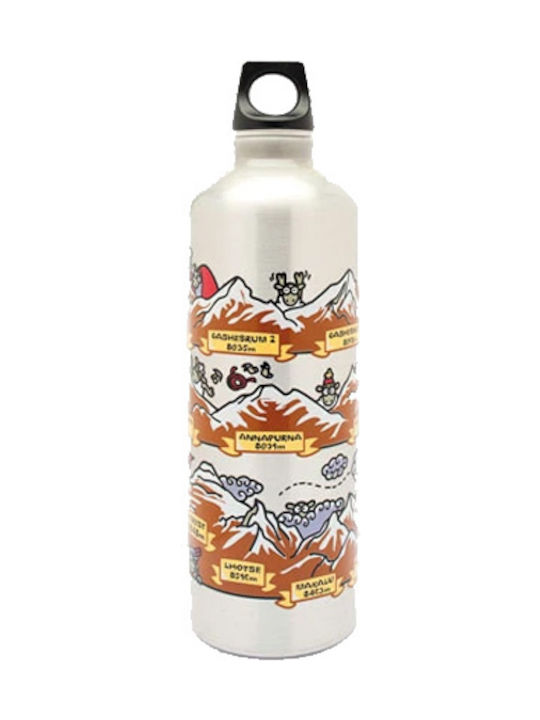 Laken Himalaya Aluminum Water Bottle 750ml Silver