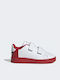 Marvel Advantage Hook Loop Παιδικά Sneakers με Σκρατς Λευκά