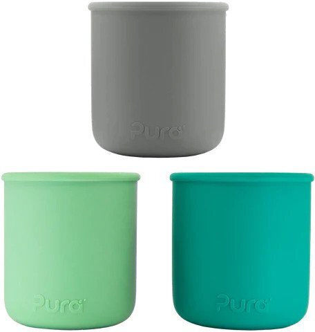 Pura Бебешки и детски чаши My Trainer Cups от пластмаса Многоцветен 3бр 150мл