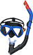 Bestway Μάσκα Θαλάσσης με Αναπνευστήρα Dominator σε Μπλε χρώμα