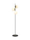 Maytoni Nostalgia Lampa de podea Î150xL37.7cm. cu Soclu pentru Bec E14 Negru