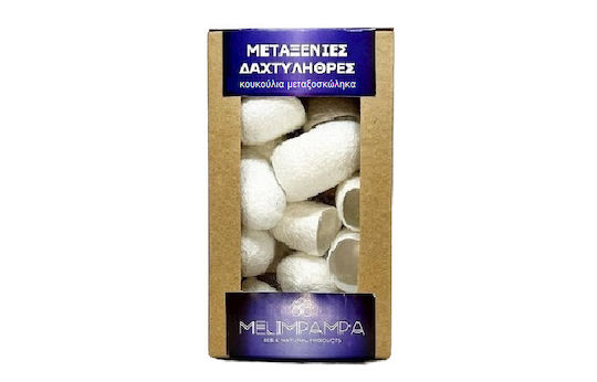 MeliMpampa Face Exfoliator with Thimbles from Silkworm Cocoon 12 Pieces