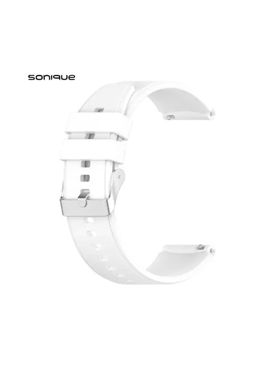 Sonique Λουράκι Σιλικόνης Λευκό (Huawei Watch G...