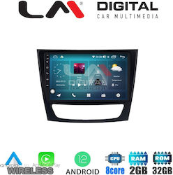 LM Digital Ηχοσύστημα Αυτοκινήτου για Mercedes Benz E W211 2004-2008 (Bluetooth/USB/WiFi/GPS) με Οθόνη Αφής 9"