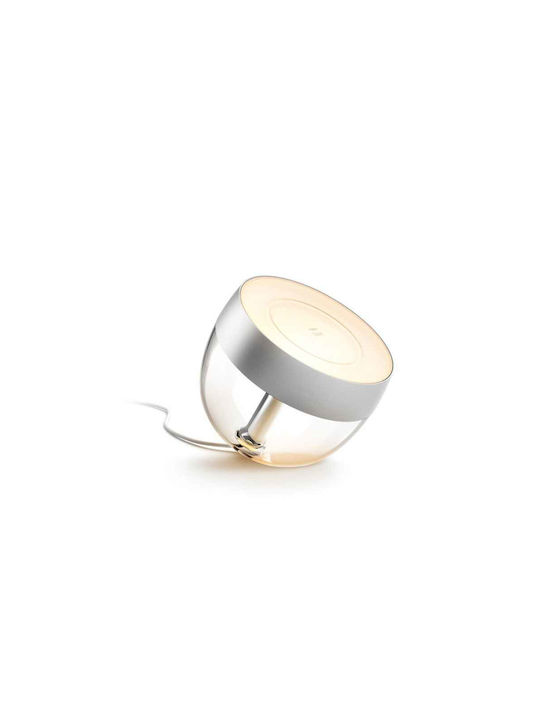 Philips Iris Gen 4 Bluetooth/WiFi Tischlampe Dekorative Lampe LED Silber
