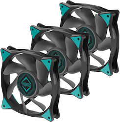 Iceberg Thermal Cooler Icegale Xtra Set 120mm 4-Pin PWM Case Fan 3-pack