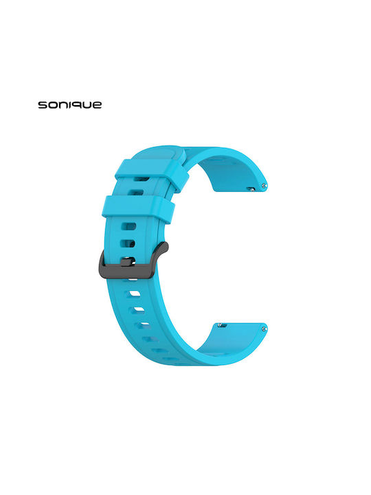 Sonique Strap Silicone Light Blue (Amazfit GTR 4/ GTR 3/ GTR 47mm/GTR 3 pro/GTR 2e/GTR 2/3 Stratos/2 Stratos)