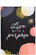 Grupo Erik Folder Prespan with Rubber Band and Ears for Paper A4 Black Glitter Gold Dreams
