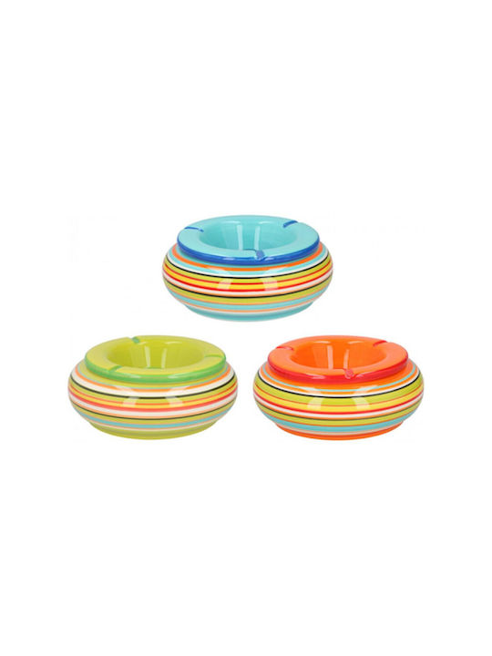 Atmosphera Ceramic Windproof Ashtray Multicolour (Μiscellaneous colours)