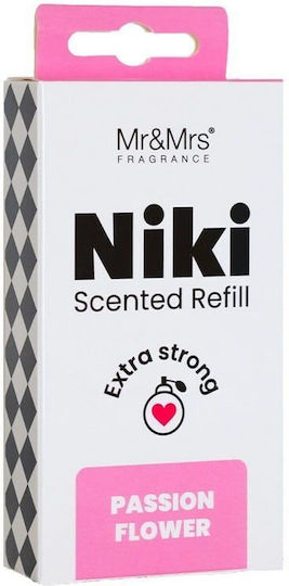 Mr & Mrs Fragrance Ανταλλακτικό Αρωματικό Αεραγωγού Αυτοκινήτου Niki Passion Flower