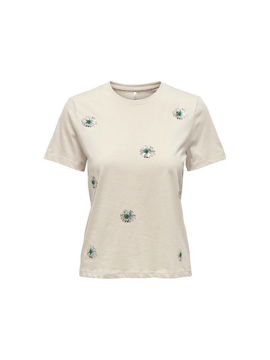 Only Damen T-shirt Pumice Stone