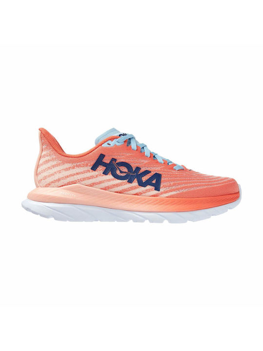 Hoka Mach 5 Γυναικεία Αθλητικά Παπούτσια Running Πορτοκαλί
