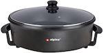 Alpina Teppanyaki Cookware 1500W with Adjustable Thermostat and Ceramic Coating 42x42cm