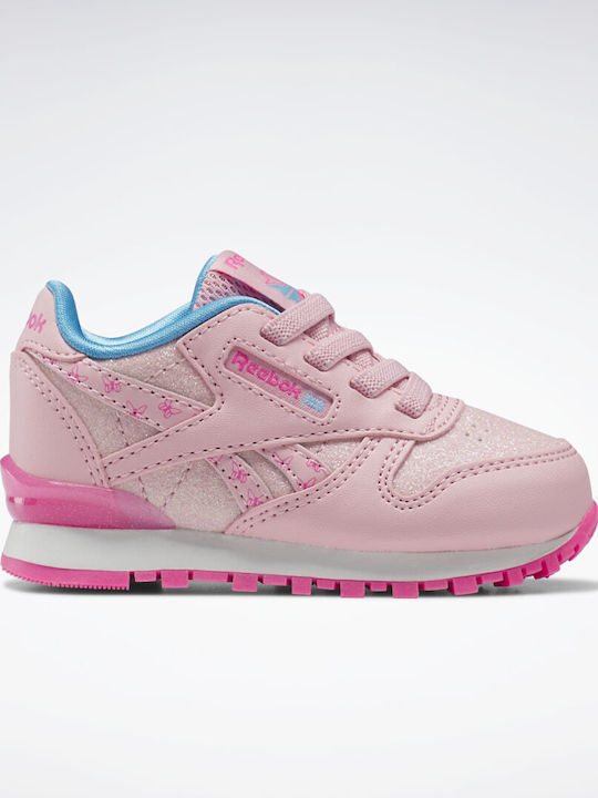 Reebok Παιδικά Sneakers Classic Leather Step 'n' Flash για Κορίτσι Ροζ