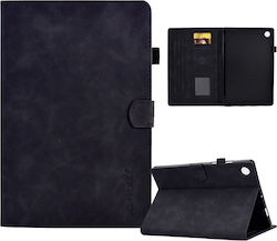 Huawei Flip Cover Δερμάτινη (Huawei MatePad T 10 / T 10s / Honor Pad 6 / X6) Μαύρη