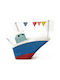 Decorative wooden boat 10x10