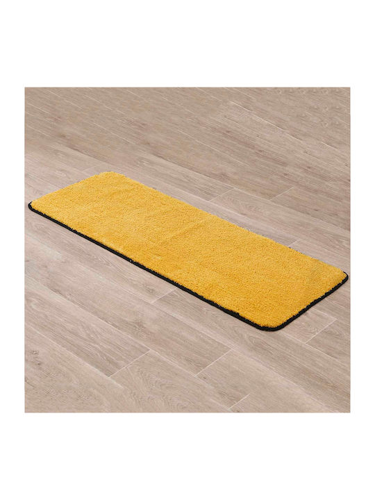 Aria Trade Badematte Mikrofaser Rechteckig AA7748123 Mustard 45x120cm