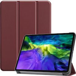 Techsuit Foldpro Flip Cover Piele artificială Burgundia (iPad Pro 2021 12.9") KF238182