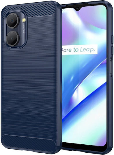 Brushed Back Cover Σιλικόνης Μπλε (Realme C33)