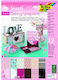 Folia Diverse Kartons Glitzer Sweet A4 Mehrfarb...