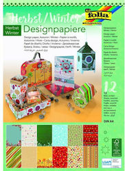 Folia Χαρτόνι Glitter Autumn/Winter A4 σε Μπλοκ...