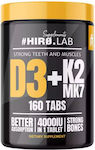 Hiro.Lab D3 + K2 MK7 Vitamin for Immune System Boost 4000iu 160 tabs