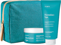 Pupa Hawaiian Spa Skin Care Set for Body Cleaning and Moisturizing