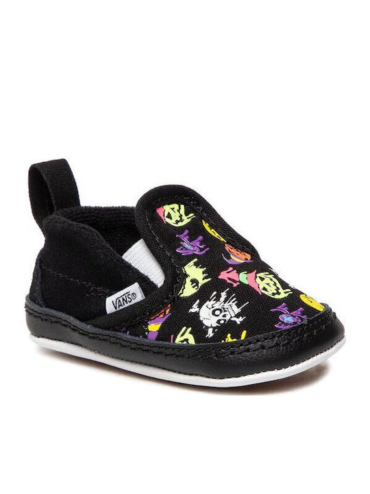 Vans Βρεφικά Sneakers Αγκαλιάς Μαύρα Slip V Crlb