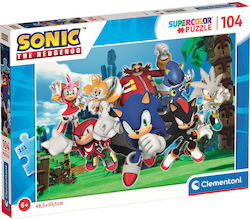 Kids Puzzle Sonic Hedgehog for 6++ Years 104pcs Clementoni