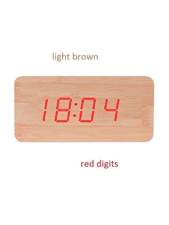 Tabletop Digital Clock with Alarm 87012WDL00LR