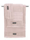 Guy Laroche 3pc Bath Towel Set Sarlin Pink Weight 500gr/m²