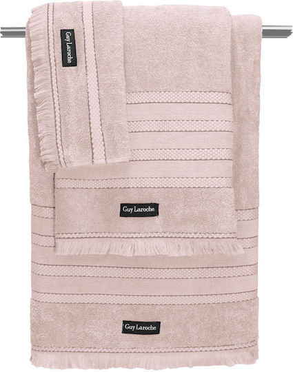 Guy Laroche Σετ 3τμχ Sarlin Pink Βάρους 500gr/m² Guy Laroche Σετ 3τμχ Sarlin Pink Βάρους 500gr/m²