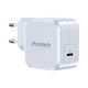 Choetech Ladegerät ohne Kabel mit USB-C Anschluss 45W Stromlieferung Weißs (PD8007)