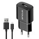 Ancus Charger with USB-A Port and Cable USB-C 10W Black (C60)