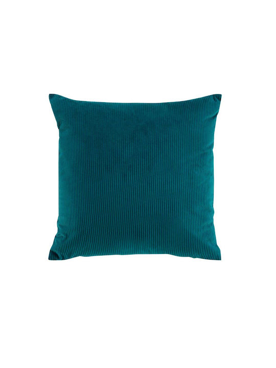 Sofa-Kissen L-C Casual aus Samt Petrol Blau 40x...